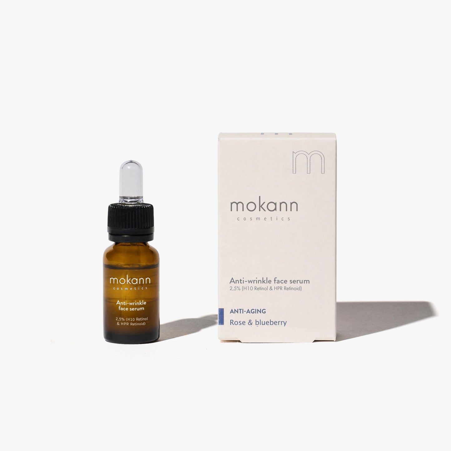 SERUM FACIAL ANTIARRUGAS 2,5% H10 RETINOL & HPR RETINOID / ROSA Y ARÁNDANO