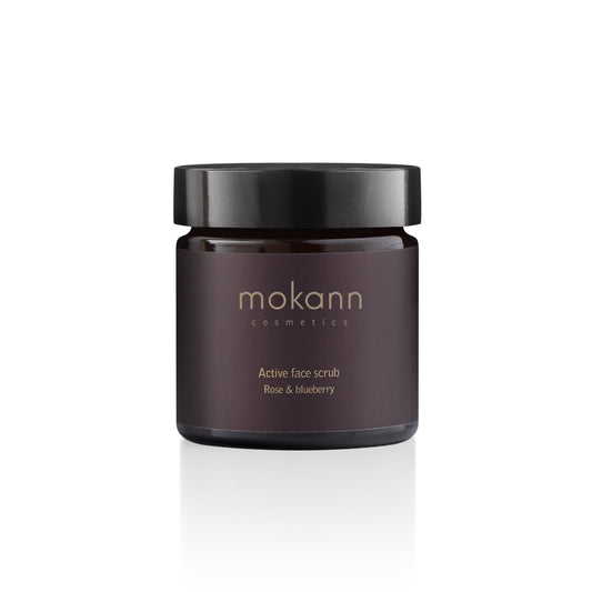 EXFOLIANTE FACIAL ACTIVO / ROSA Y ARÁNDANO / 60 ML