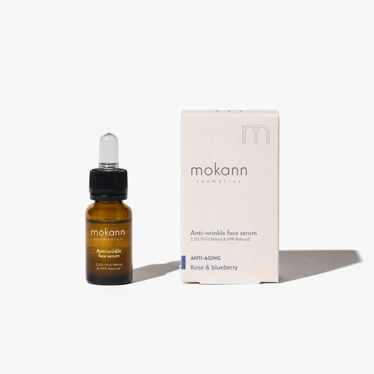 SERUM FACIAL ANTIARRUGAS 2,5% H10 RETINOL & HPR RETINOID / ROSA Y ARÁNDANO