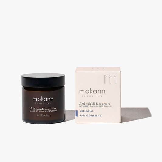 CREMA FACIAL ANTIARRUGAS 0,5% H10 RETINOL & HPR RETINOID / ROSA Y ARÁNDANO