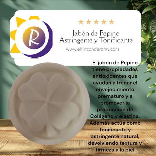 Jabón de Pepino Artesanal