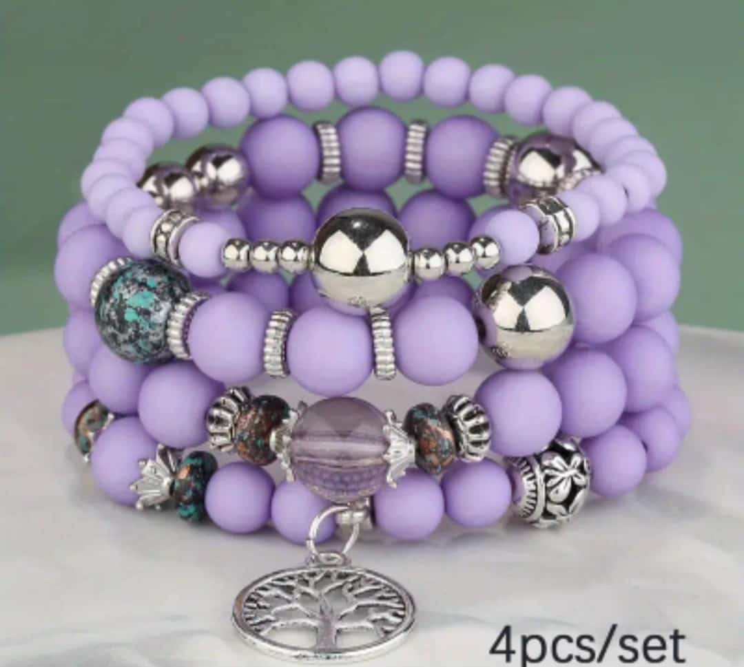 CONJUNTO DE 4 PULSERAS