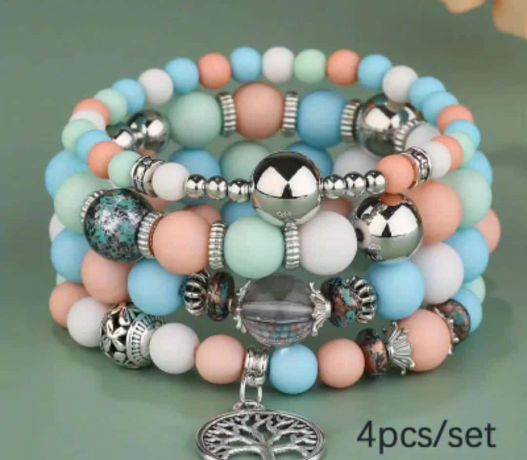 CONJUNTO DE 4 PULSERAS